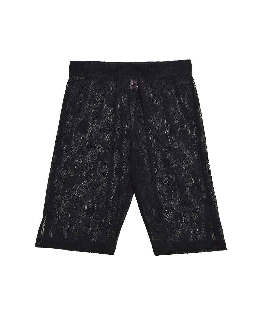 Lace String Shorts (Black)