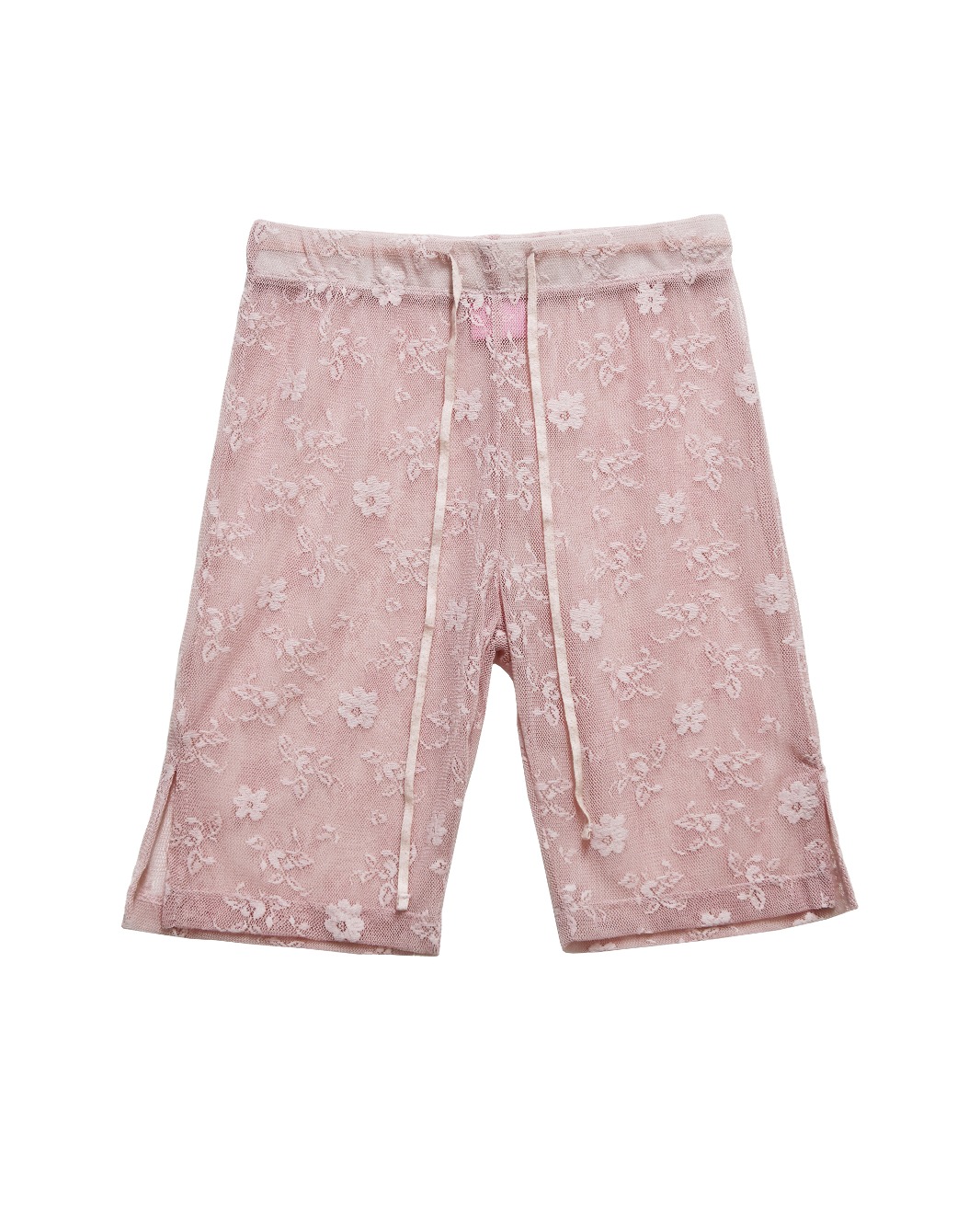 Lace String Shorts (Pink)
