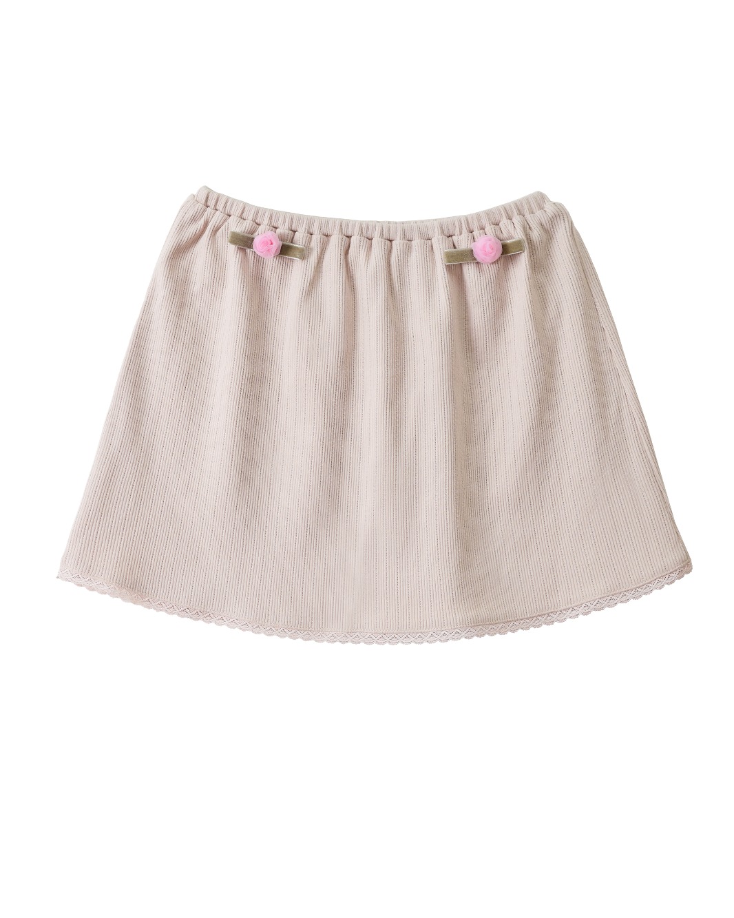 Pure Rose Cotton Skirt (Apricot)