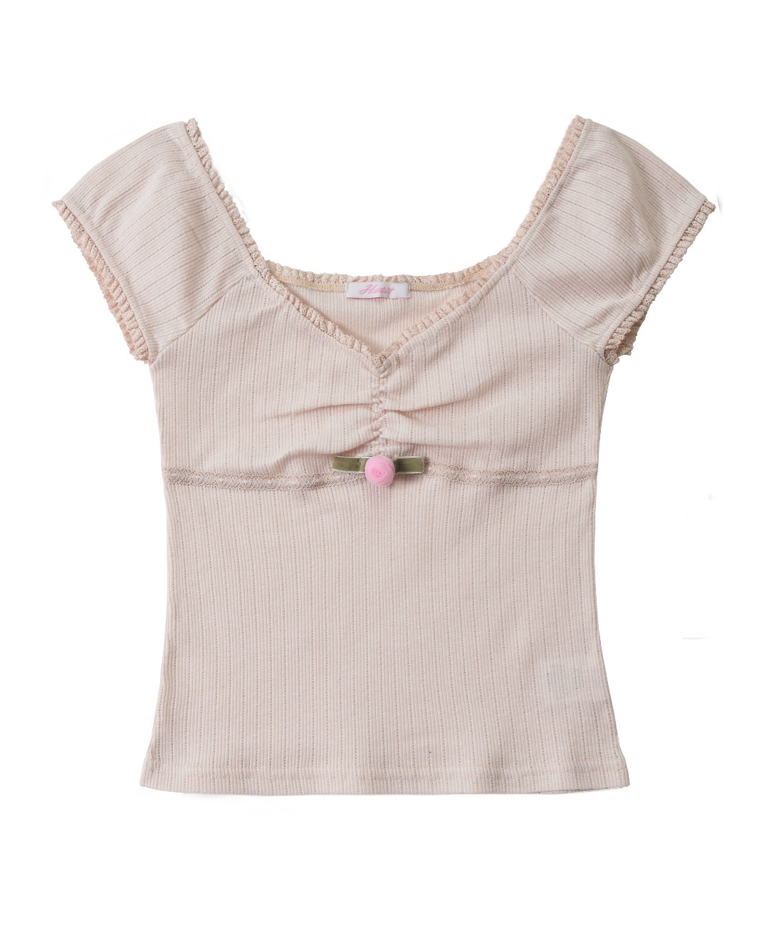 Pure Rose Cotton Top (Apricot) (*5/20 출고 예정)